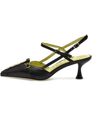 Apepazza 50Mm Nives Slingback Pumps - Black