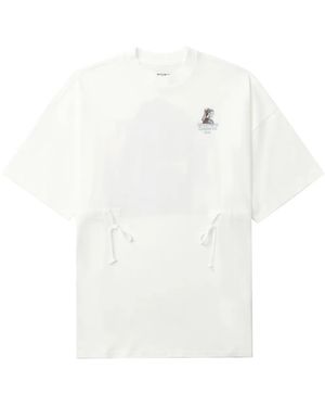 Musium Div. ドローストリング Tシャツ - ホワイト