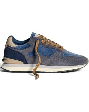 HOFF Panelled Lace-Up Trainers - Blue