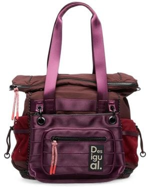 Desigual Multi-Pocket Backpack - Purple