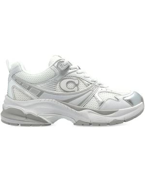 COACH Logo-Appliqué Sneakers - White