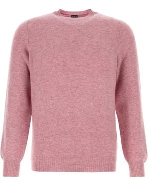 Fedeli Crew-Neck Cashmere Jumper - Pink