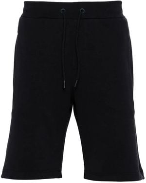 Paul & Shark Cotton Track Shorts - Black