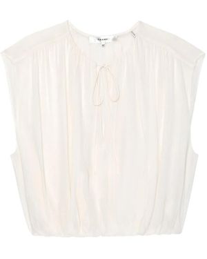 FRAME The Wave Tie-Fastening Top - White