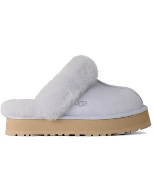 UGG Platform Slippers - White
