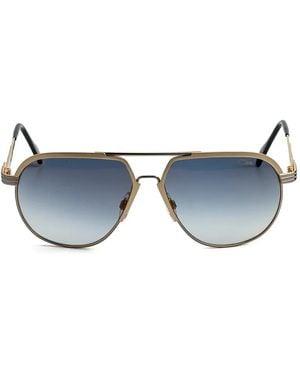 Cazal 9083 Pilot-Frame Sunglasses - Blue