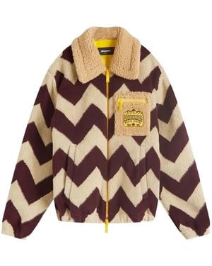DSquared² Chevron Zip Jacket - ナチュラル