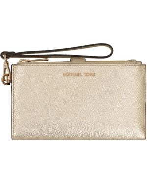 MICHAEL Michael Kors Adele Double Zip Wristlet - Natural