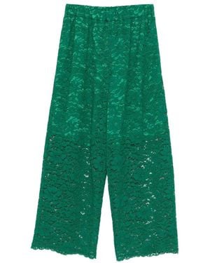 Simonetta Ravizza Crabbie Lace Pants - Green