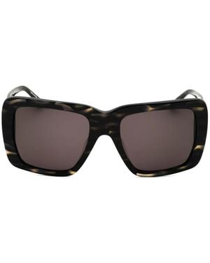 DKNY Oversized Square-Frame Sunglasses - Black