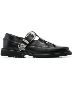 Toga Virilis Leren Loafers - Zwart