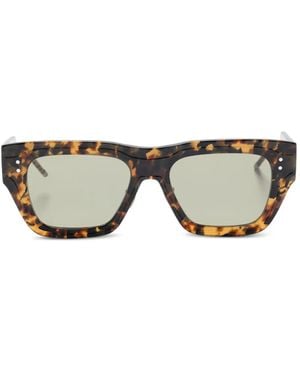 Thom Browne Tortoiseshell-Effect Sunglasses - Brown