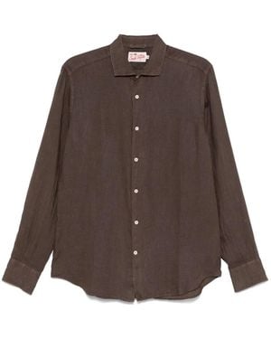 Mc2 Saint Barth Chemise En Lin - Marron