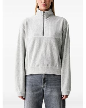 Rip Curl Cosy Quarter-Zip Sweatshirt - Grey