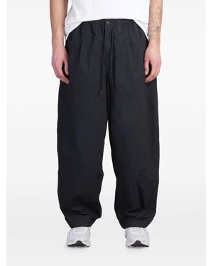 Nike Cotton Straight-Leg Pants - Blue