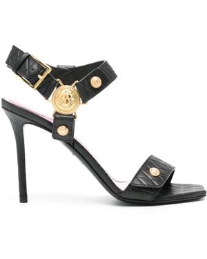Balmain 'Eva' High-Heeled Sandals - Black