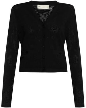 Tシャツ・カットソー TORY BURCH Black Viscose Blend Cardigan Tory Burch Black Viscose Blend Sweater | Lyst