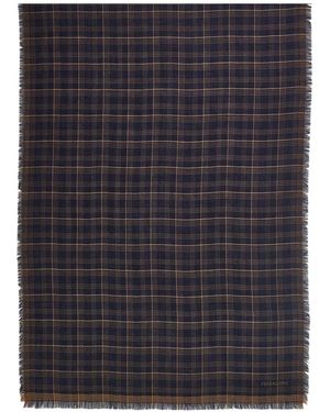 Ferragamo Cashmere And Silk Scarf - Black