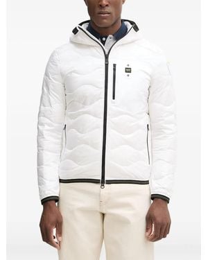 Blauer Hooded Jacket - White