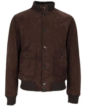 Stewart New Orleans Suede Jacket - Brown