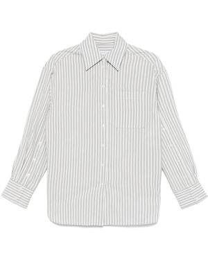 Manuel Ritz Camicia A Righe - Bianco