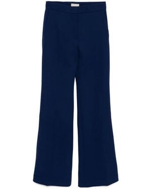 Elie Saab Ausgestellte Hose Mit Schlitz - Blau