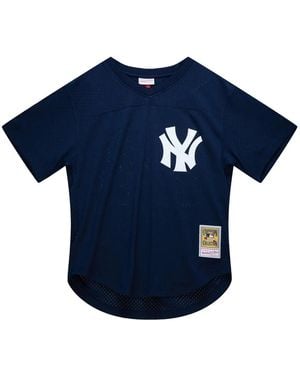 Mitchell & Ness Maillot Ny Yankees 1986 Rickey Henderson - Bleu