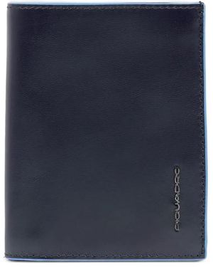 Piquadro Faltbares Portemonnaie - Blau