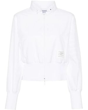 Thom Browne 4-Bar Stripe Jacket - White