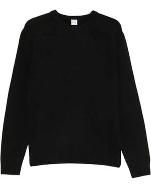 Aspesi Pullover Mit Geripptem Besatz - Schwarz