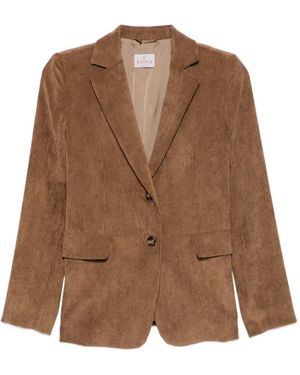 Emme Blazer Mit Cord-Effekt - Braun