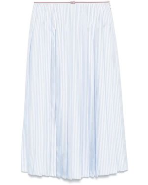 Thom Browne ストライプ スカート - ホワイト
