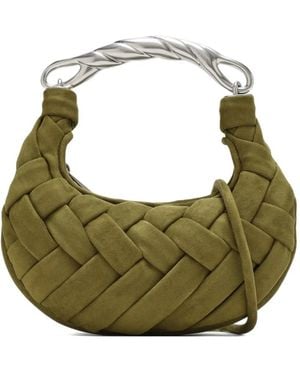 JW PEI Woven Top-Handle Shoulder Bag - Green