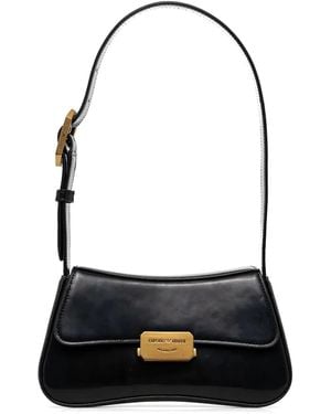 Emporio Armani ロゴ ショルダーバッグ - ブラック