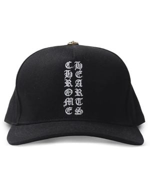Chrome Hearts Logo-Embroidered Baseball Cap - Black