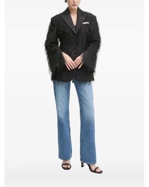 Day Birger et Mikkelsen Alba Jacke Mit Fransendetail - Schwarz
