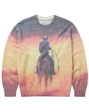 One Of These Days Graphic-Print Jumper - Pink