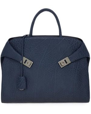 Ferragamo Hug Briefcase - Blue