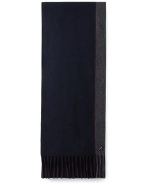 Prada Cashmere And Wool Scarf - Blue