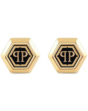 Philipp Plein Gemelos Hexagon-Pp - Metálico