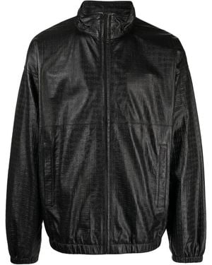 Givenchy Embossed-4G Leather Jacket - Black