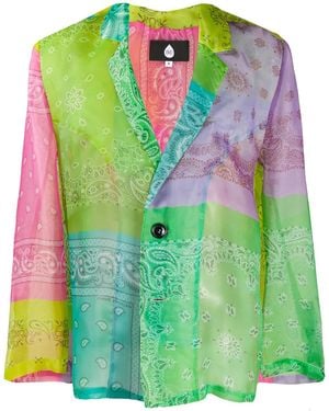 DUOltd Blazer Colour Block - Vert