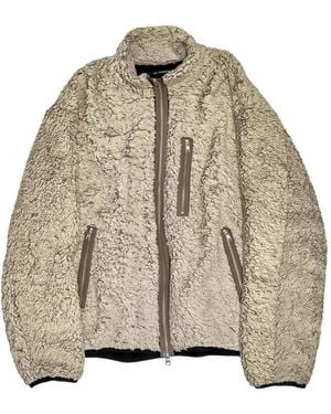 Song For The Mute Textured-Finish Jacket - Natural