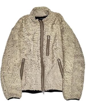 Song For The Mute Textured-Finish Jacket - Natural