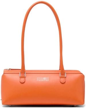 MM6 by Maison Margiela Leather Shoulder Bag - Orange