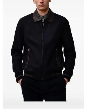 Poche Paris Zip-Up Jacket - Blue