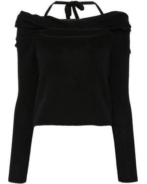 Jonathan Simkhai Maglione Cambria Con Spalle Scoperte - Nero