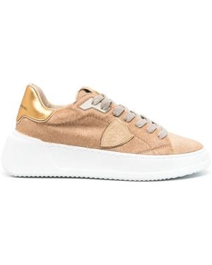 Philippe Model Tres Temple Trainers - Natural