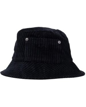 A.P.C. Thais Corduroy Bucket Hat - Black