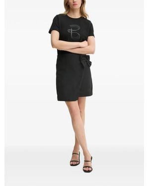 Bruuns Bazaar Bow-Detail Mini Skirt - Black